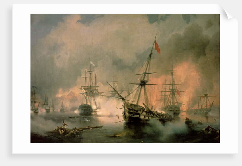 The Battle of Navarino, 20th October 1827, 1846 by Ivan Konstantinovich Aivazovsky
