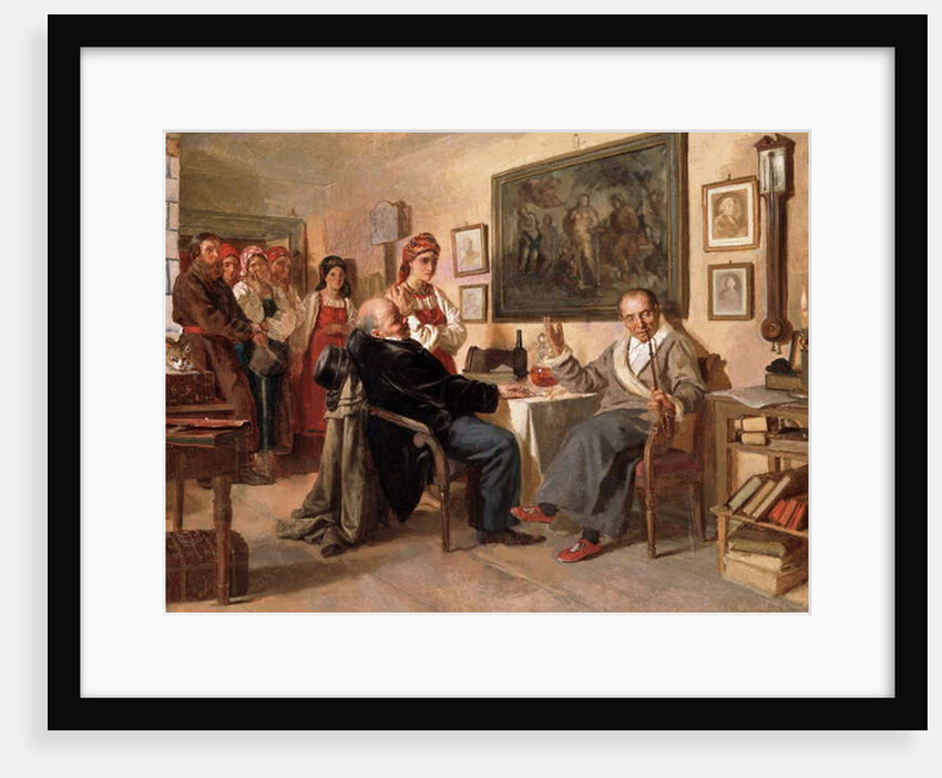The Market. The Sale of Serfs, 1866 by Nikolai Vasilievich Nevrev