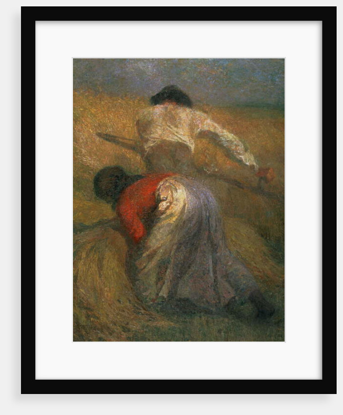 Harvesting by Adolphe Joseph Thomas Monticelli