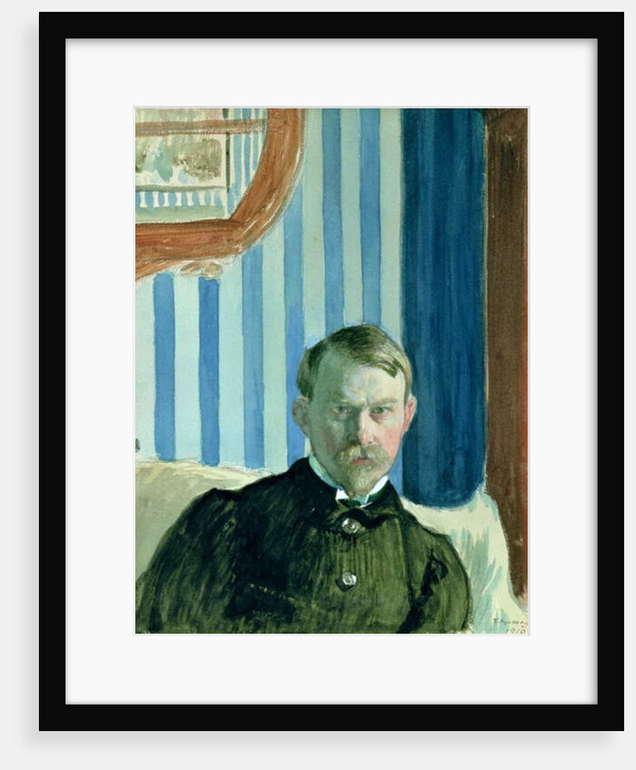 Self Portrait, 1910 by Boris Mikhailovich Kustodiev