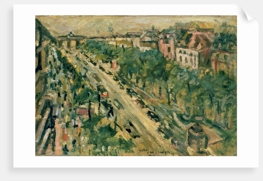 Berlin, Unter den Linden, 1922 by Lovis Corinth