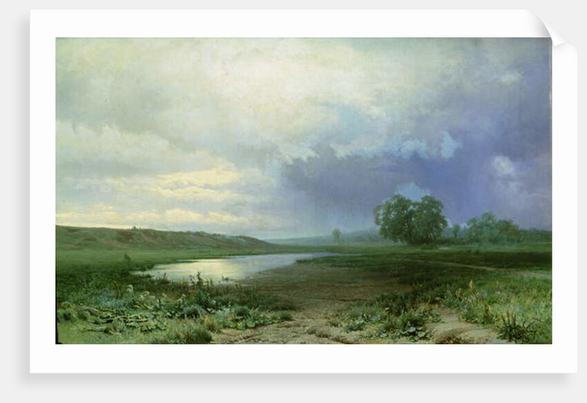 Wet Meadow, 1872 by Fedor Aleksandrovich Vasiliev