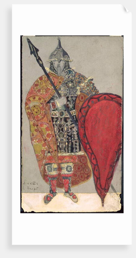 Costume design for the opera 'Prince Igor' by Aleksandr Borodin 1914 by Nicholas Roerich