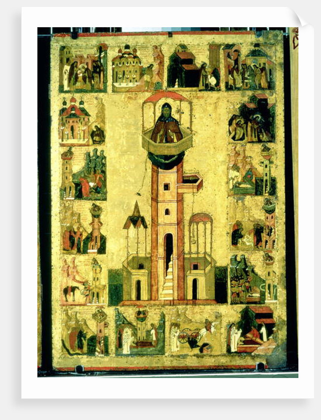 St. Simeon, 16th century by School Russian
