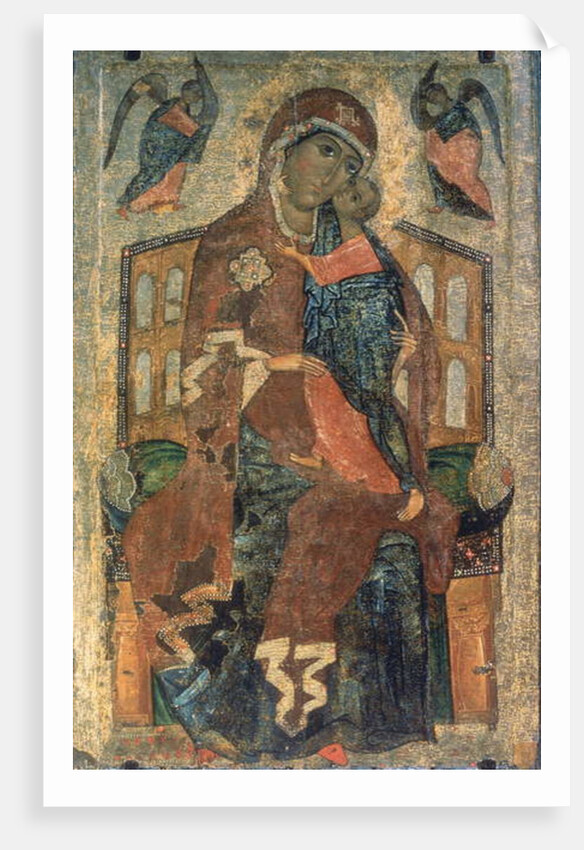 The Virgin of the Tolg, Yaroslavl School, 13th century by School Russian