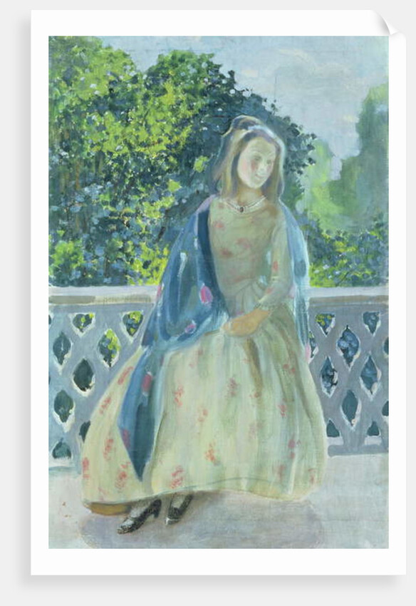 Girl on Balcony, 1900 by Viktor Elpidiforovich Borisov-Musatov