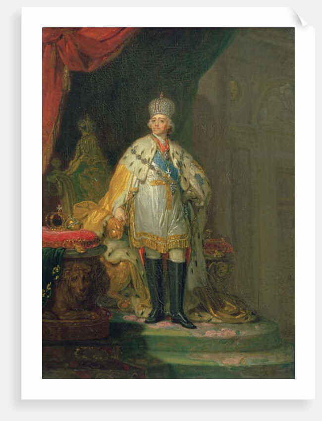 Portrait of Emperor Paul I, 1800 by Vladimir Lukich Borovikovsky