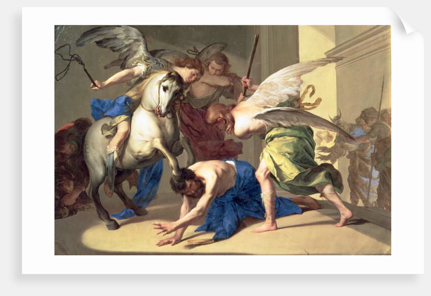 The Expulsion of Heliodorus from the Temple, c.1650 by Bernardo Cavallino