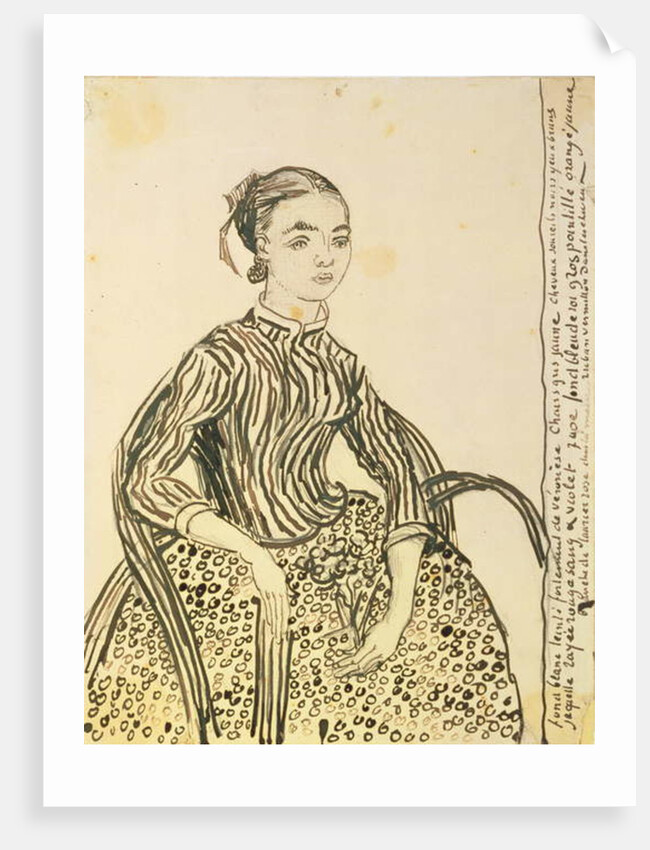 Portrait of a Young Girl, 1888 by Vincent van Gogh