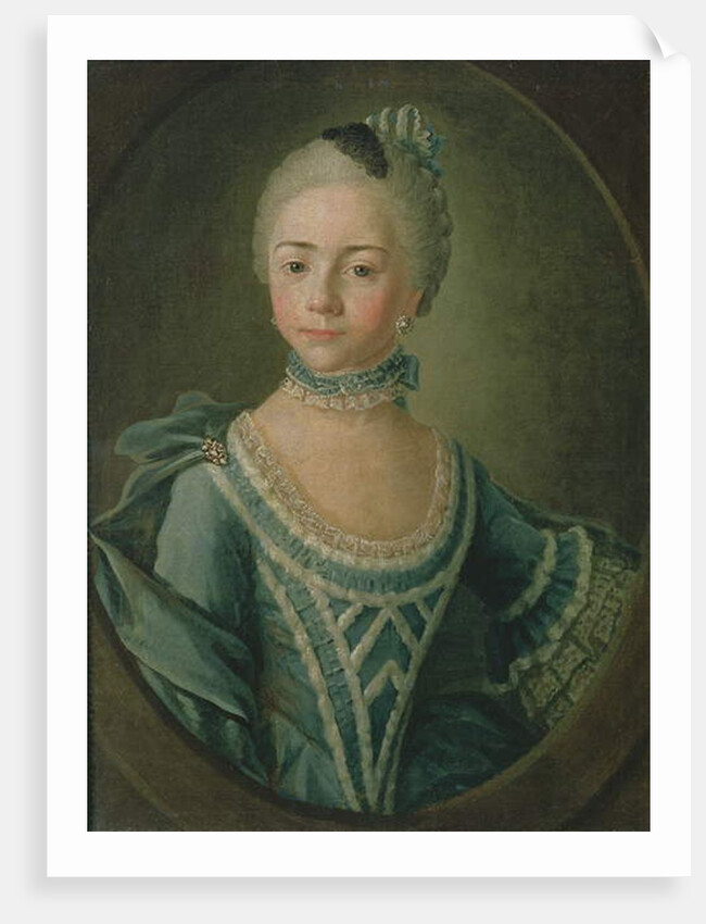 Portrait of Countess Sophie Matiuskina, 1763 by Kirill Inanovich Golovachevsky