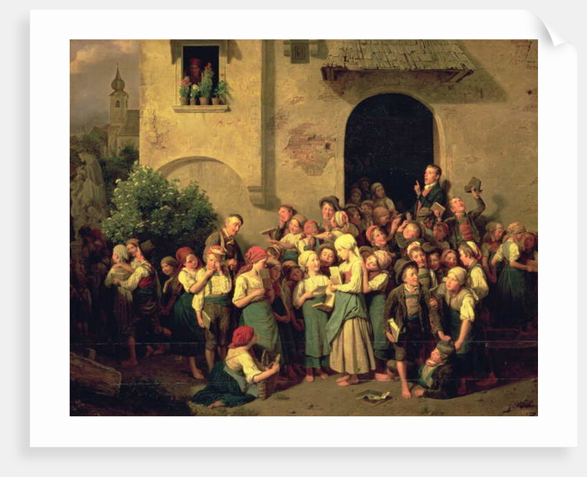 After School, 1844 by Ferdinand Georg Waldmuller