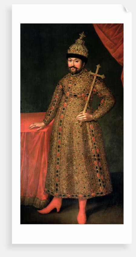 Portrait of Tsar Michael III Fyodorovich, 1728 by Johann Heinrich Wedekind