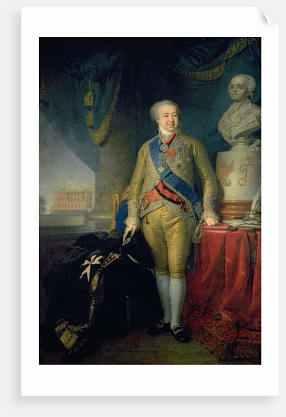 Portrait of Count Alexander Kurakin, 1802 by Vladimir Lukich Borovikovsky