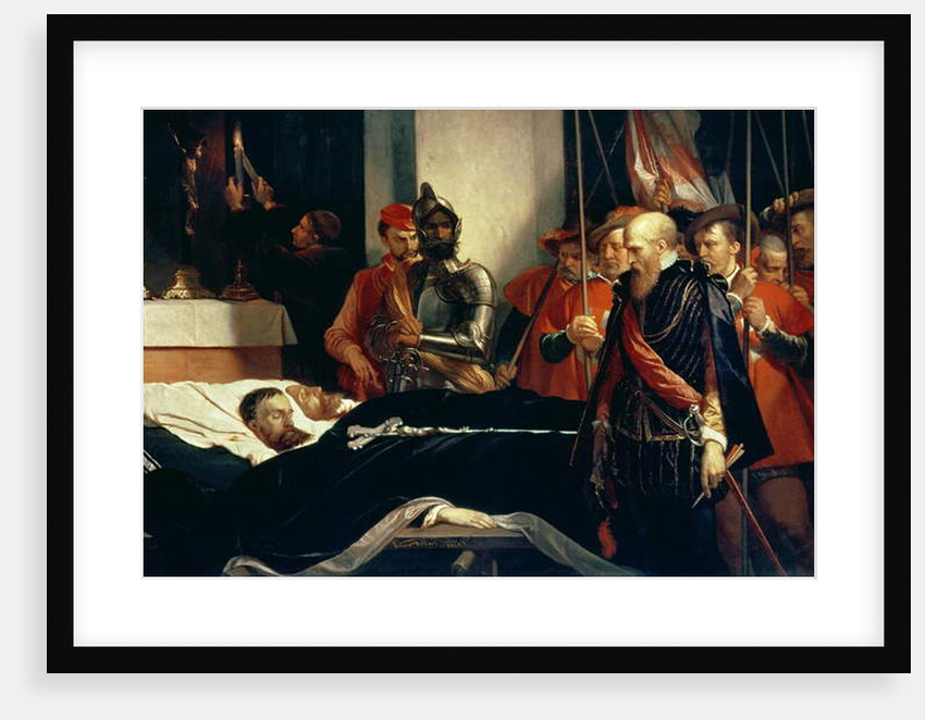 Last Respects to the Remains of Counts Egmont and Hoorn, 1863 by Louis Gallait