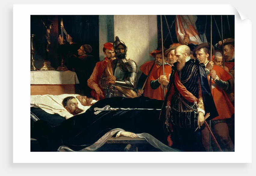 Last Respects to the Remains of Counts Egmont and Hoorn, 1863 by Louis Gallait