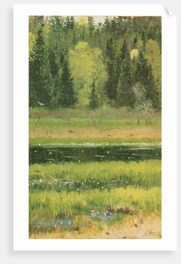 Landscape, 1890 by Mikhail Vasilievich Nesterov