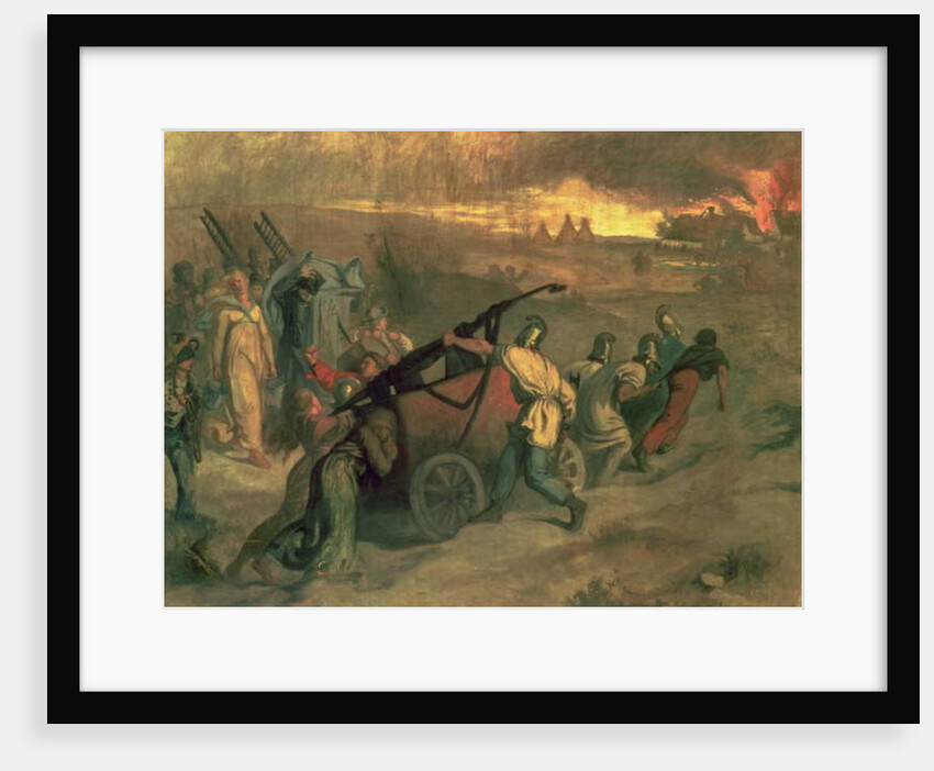 The Village Firemen, 1857 by Pierre Puvis de Chavannes