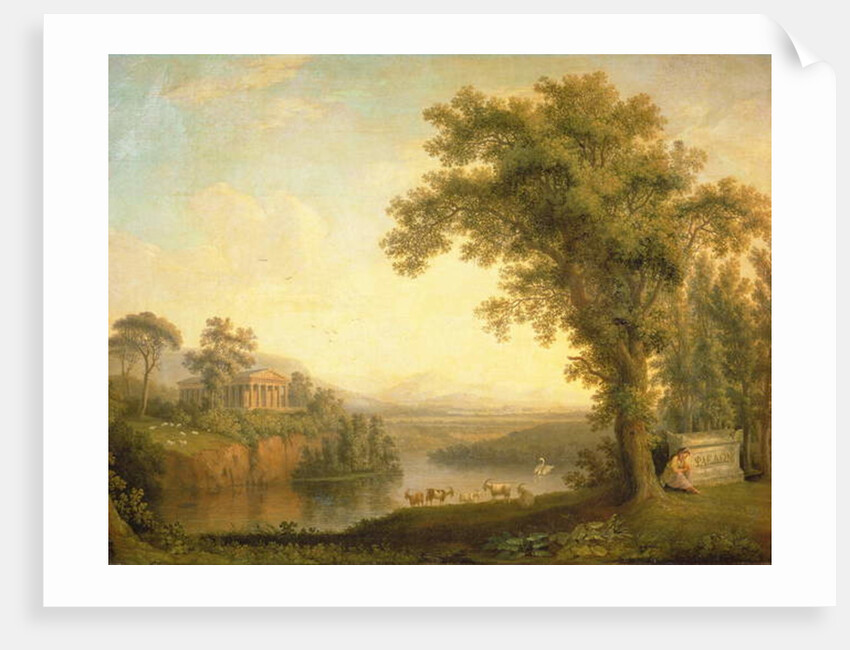 Antique Landscape with Phaeton's Tomb, 1785 by Jacob-Philippe Hackert