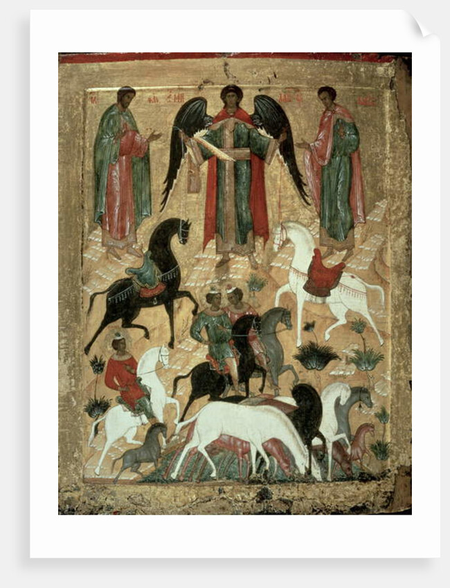 SS. Florus and Laurus by Novgorod School