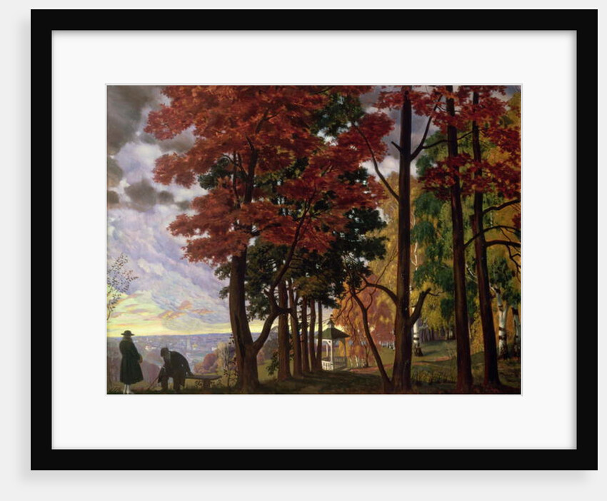 Autumn, 1918 by Boris Mikhailovich Kustodiev