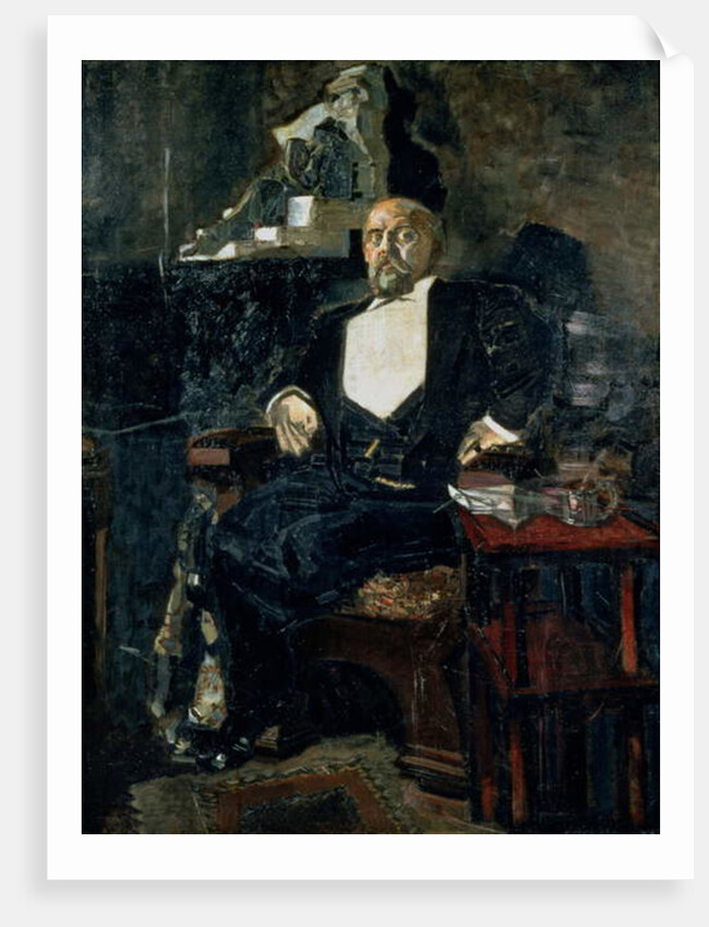 Portrait of Savva Mamontov, the Founder of the First Private Opera, 1897 by Mikhail Aleksandrovich Vrubel