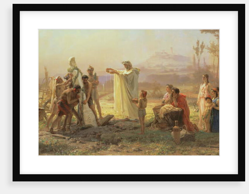 Hermes' Consecration, 1874 by Fedor Andreevich Bronnikov
