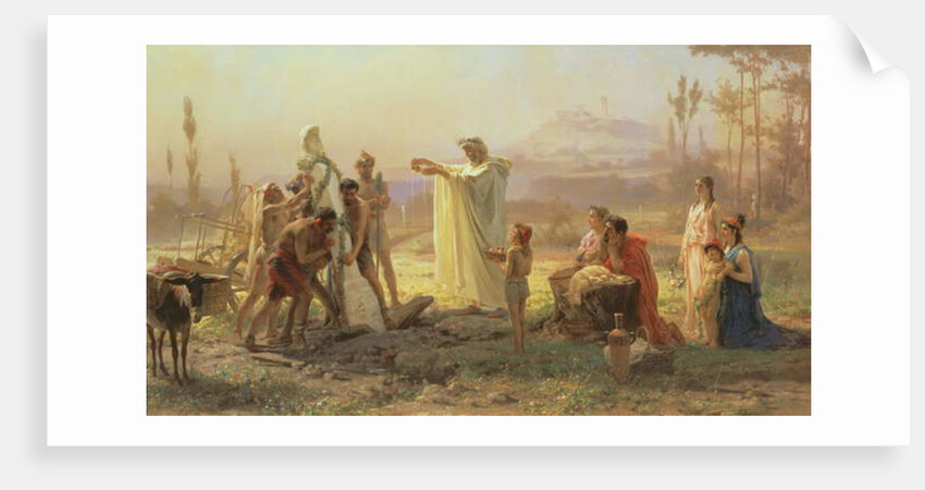 Hermes' Consecration, 1874 by Fedor Andreevich Bronnikov