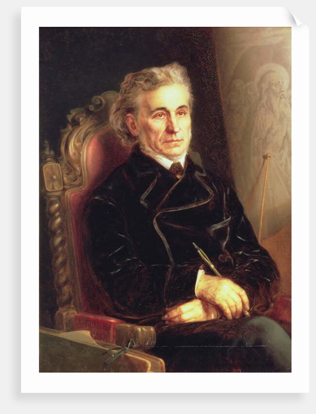 Portrait of Fjodor Bruni, 1871 by Apollinariy Gilyarevich Goravsky