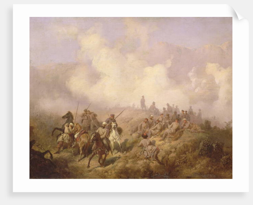 A Scene from the Russian-Turkish War in 1877-78, c.1870-80 by Aleksei Danilovich Kivshenko