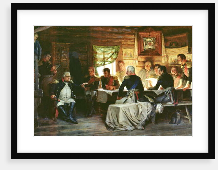 Council of War in Fili in 1812, 1882 by Aleksei Danilovich Kivshenko