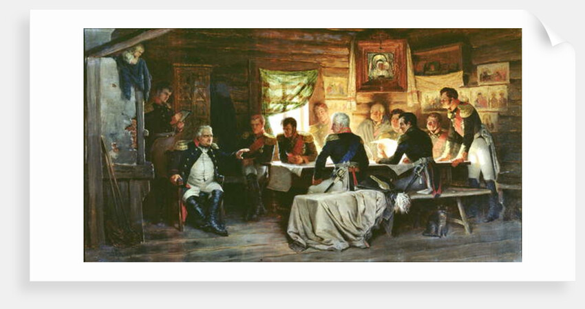Council of War in Fili in 1812, 1882 by Aleksei Danilovich Kivshenko