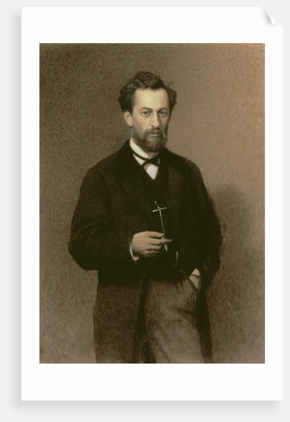 Portrait of Mikhail Konstantinovich Klodt (1832-1902), 1871 by Ivan Nikolaevich Kramskoy