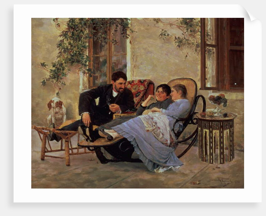 After Dinner, 1888 by Nikolai Dmitrievich Kuznetsov