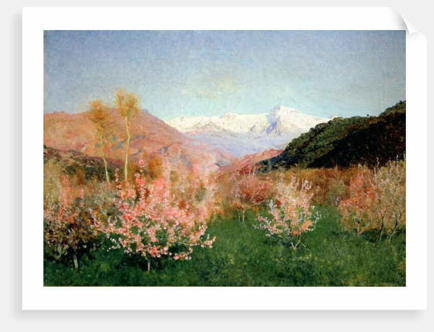 Spring in Italy, 1890 by Isaak Ilyich Levitan