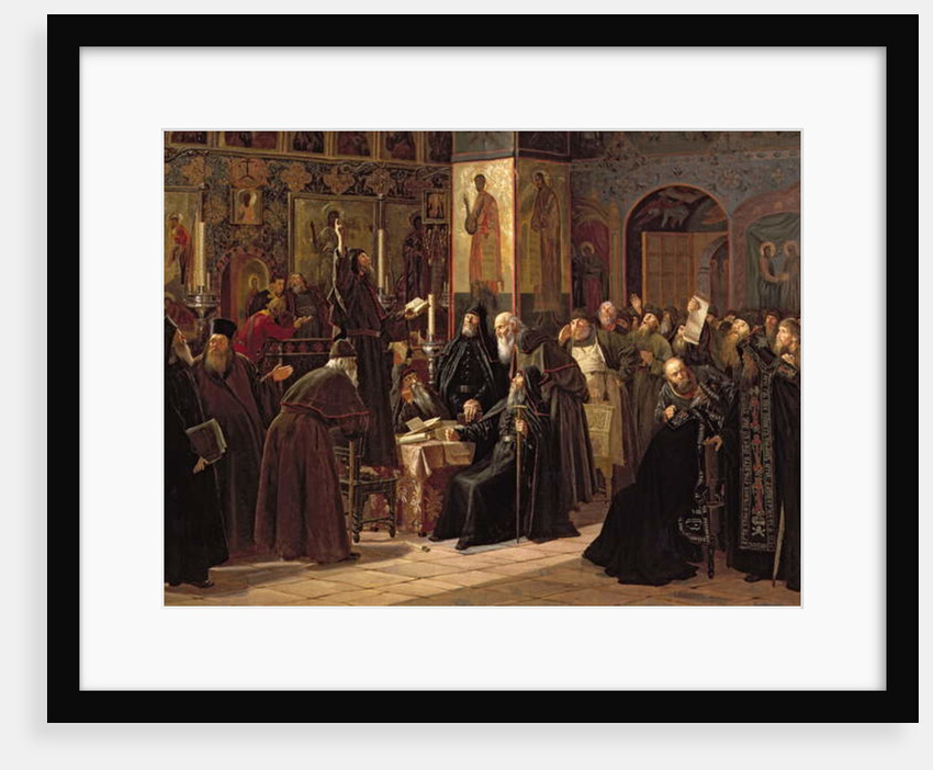 The Solovetsy Monastery's Revolt Against the New Books in 1666, 1885 by Sergei Dmitrievich Miloradovich