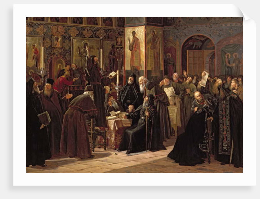 The Solovetsy Monastery's Revolt Against the New Books in 1666, 1885 by Sergei Dmitrievich Miloradovich