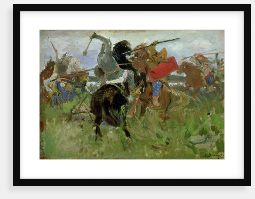 Battle between the Scythians and the Slavonians, 1879 by Victor Mikhailovich Vasnetsov