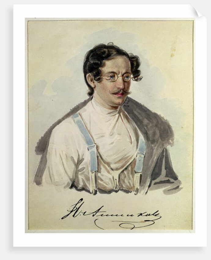Portrait of Ivan Annenkov in Peter Prison, 1836 by Nikolai Alexandrovich Bestuzhev