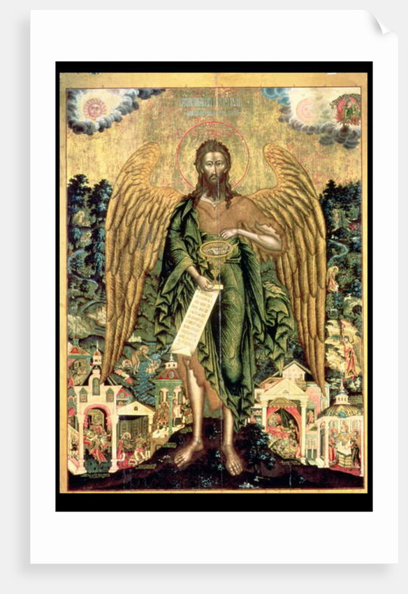 St. John the Baptist, Angel of the Wilderness by School Russian