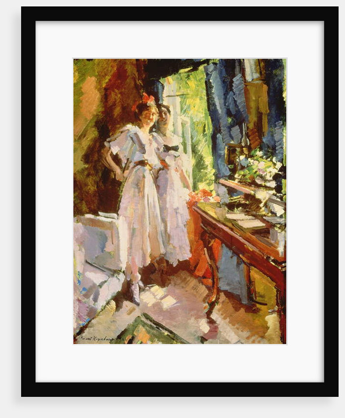 At the Open Window, 1916 by Konstantin Alekseevich Korovin