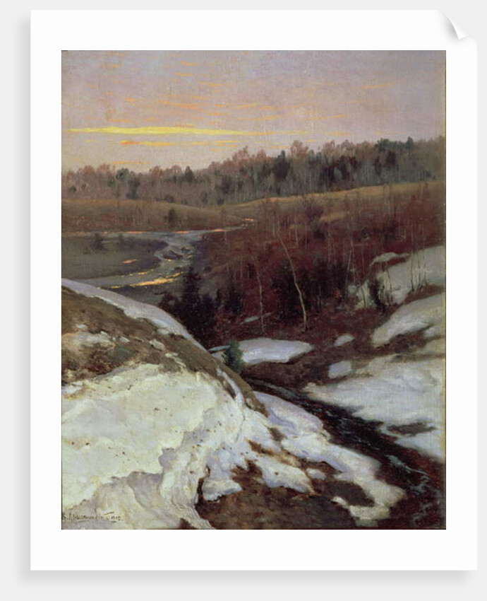 Early Spring, 1905 by Konstantin Yakovlevich Kryzhitsky