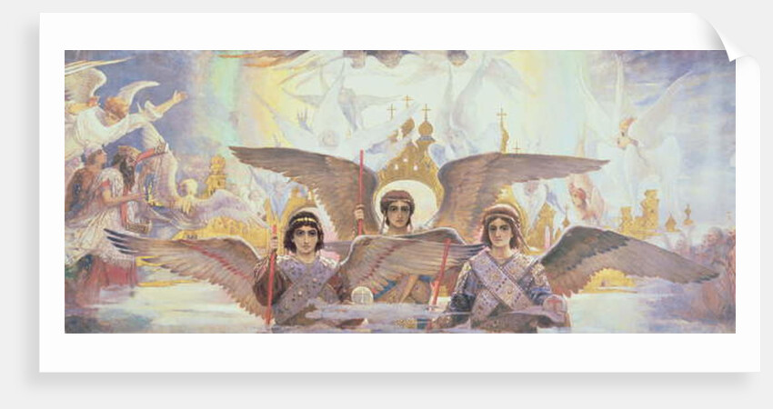 Central Panel from the Threshold of Paradise, 1885-96 by Victor Mikhailovich Vasnetsov