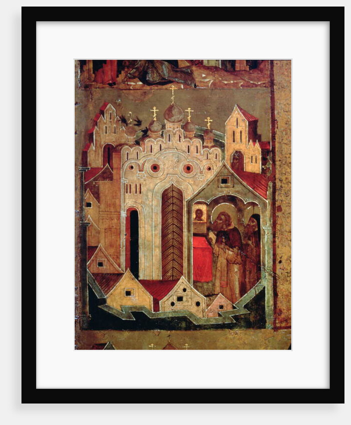 The Vision of St. Sergius of Radonesh, 1640s by School Russian