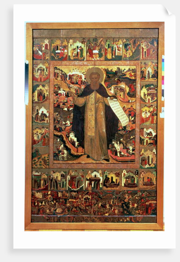 Life of St. Sergius of Radonesh, 1640s by School Russian