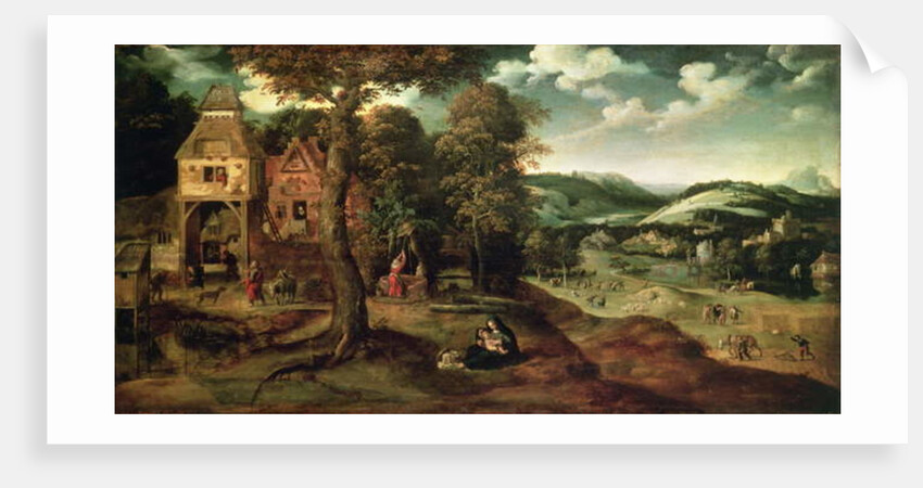 The Rest on the Flight into Egypt by Joachim Patinir