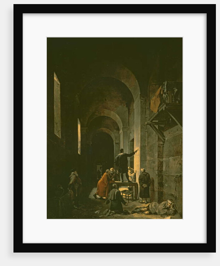 Jacques de Stella in Prison, 1810 by Francois-Marius Granet