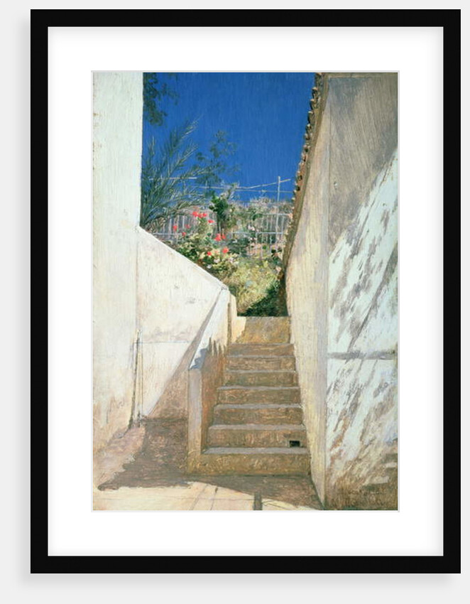 Steps in a Garden, Algeria, 1883 by Pavel Aleksandrovich Bryullov