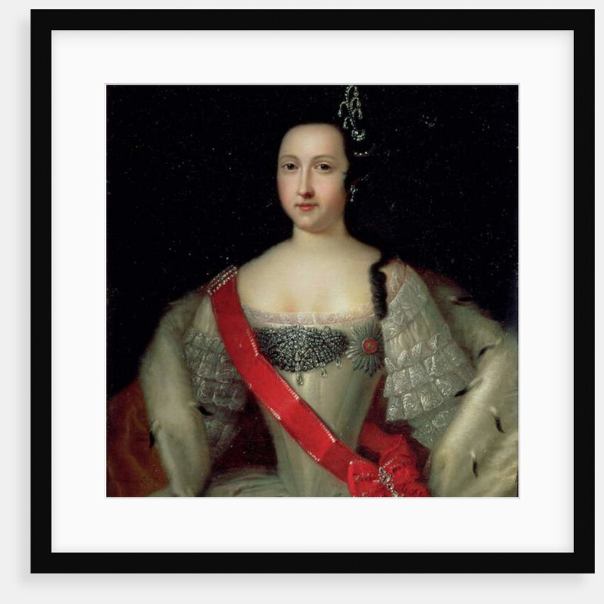 Portrait of Princess Anna, the Mother of Emperor Ivan VI, after 1733 by Louis Caravaque