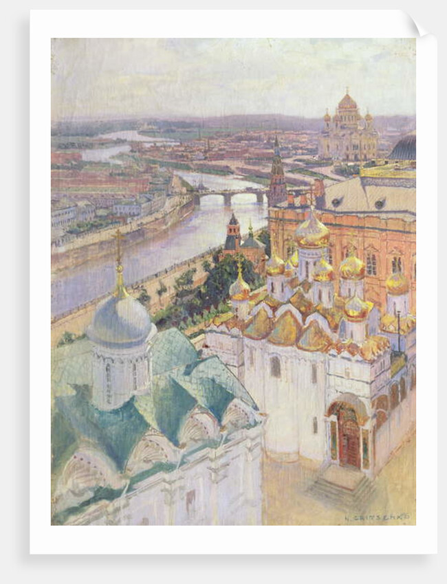View of Moscow from the Bell Tower of Ivan the Great, 1896 by Nikolai Nikolaevich Gritsenko