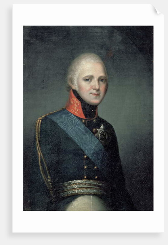 Portrait of Emperor Alexander I, 1804 by Franz Gerhard von Kugelgen